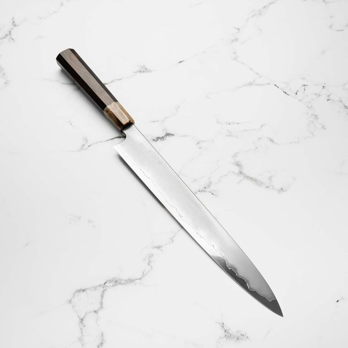 Tetsujin Hamono Ginsan Kasumi Sujihiki 270mm - Ebony & Blonde