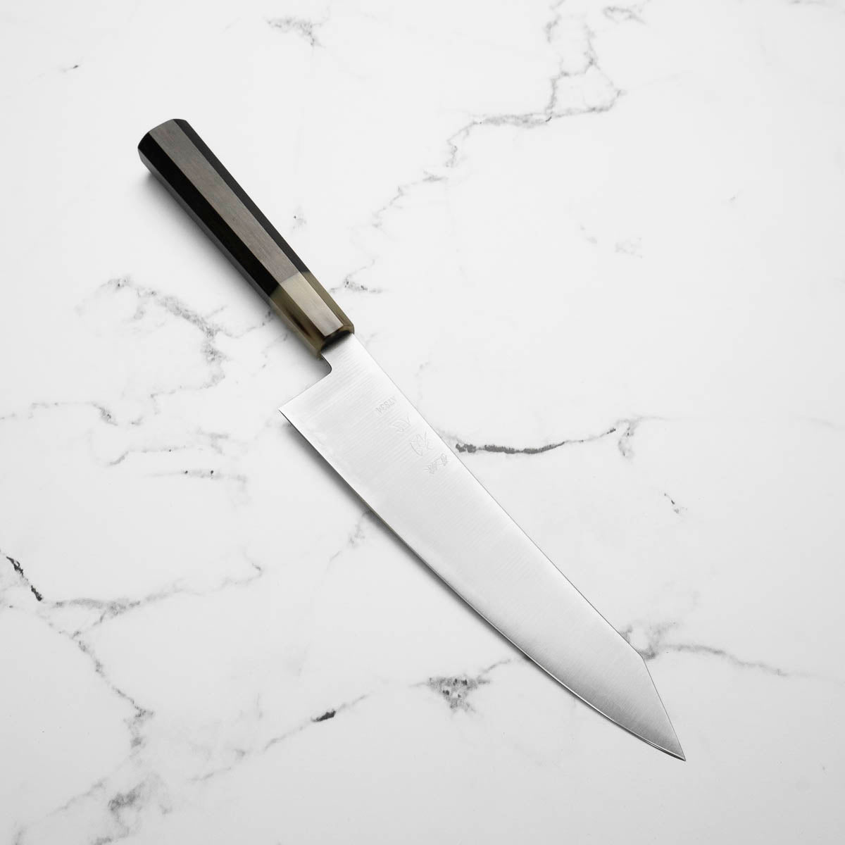 Hatsukokoro Hayabusa ATS34 Kiritsuke 210mm - Ebony & Blonde