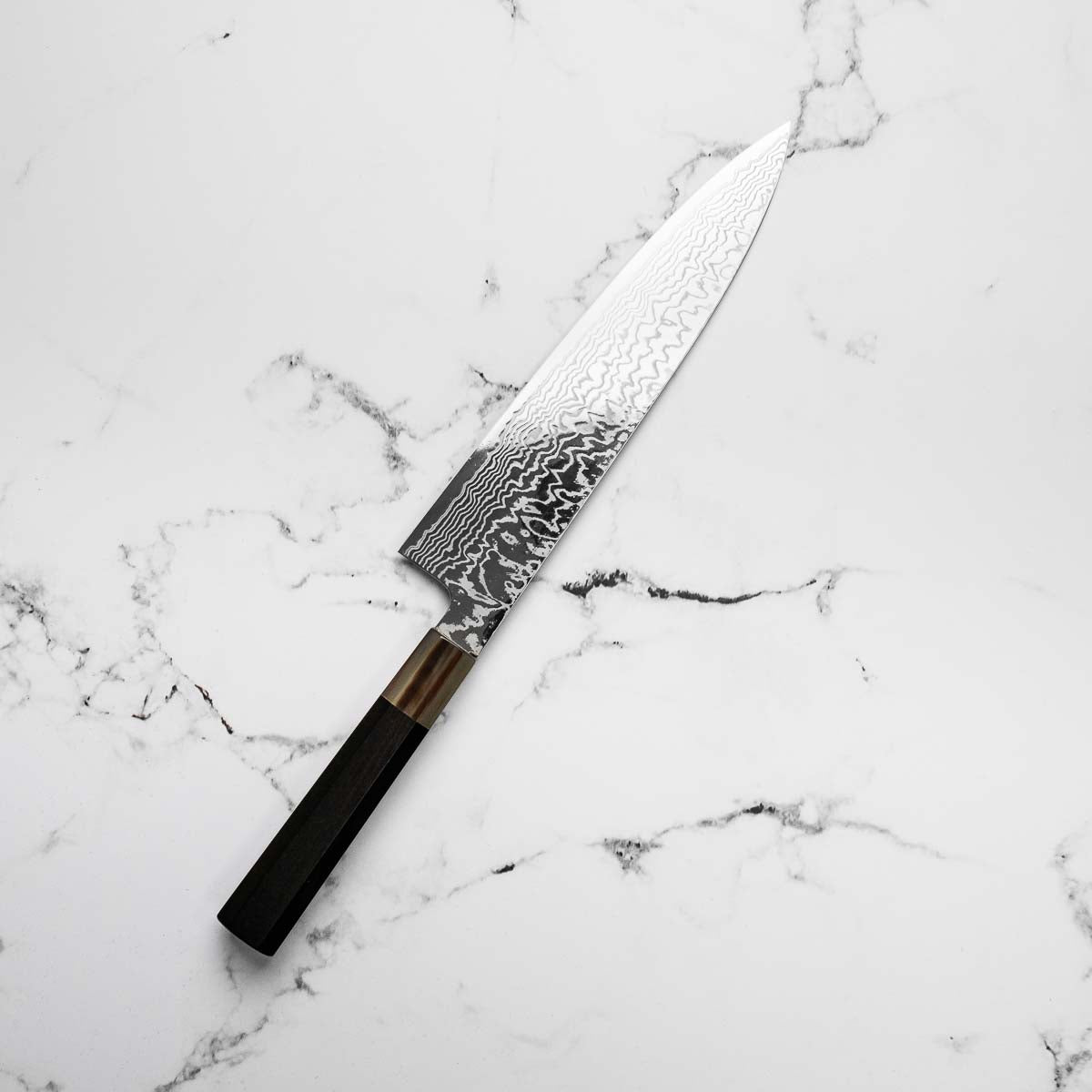 Hatsukokoro (Sukenari) FAXR2 SG2 Damascus Gyuto 240mm