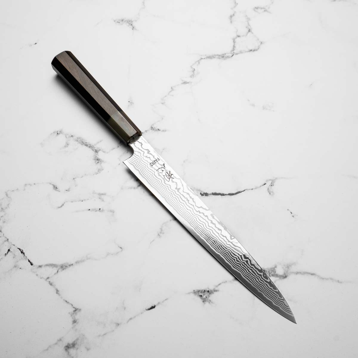 Hatsukokoro (Sukenari) FAXR2 SG2 Damascus Sujihiki 240mm