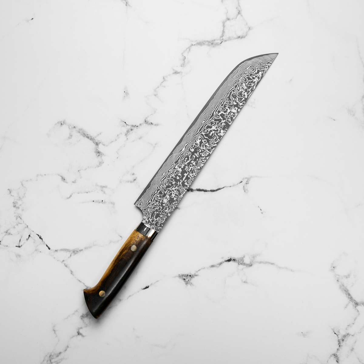 Takeshi Saji R2/SG2 Damascus Sakimaru Sujihiki 240mm BCW