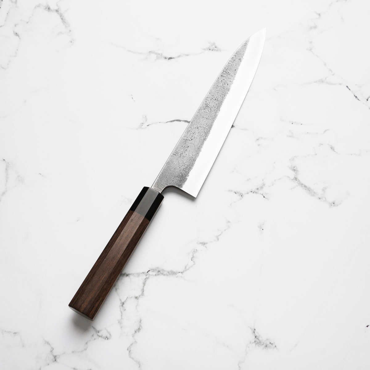 Wakui White 2 Stainless Clad Nashiji Gyuto 240mm