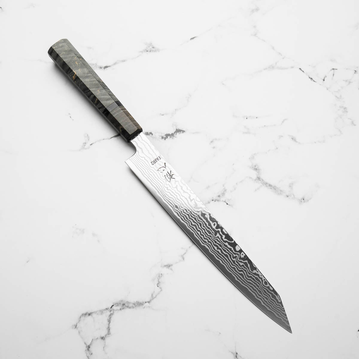 Hatsukokoro FAXR2 SG2 Damascus Kiritsuke Sujihiki 240mm