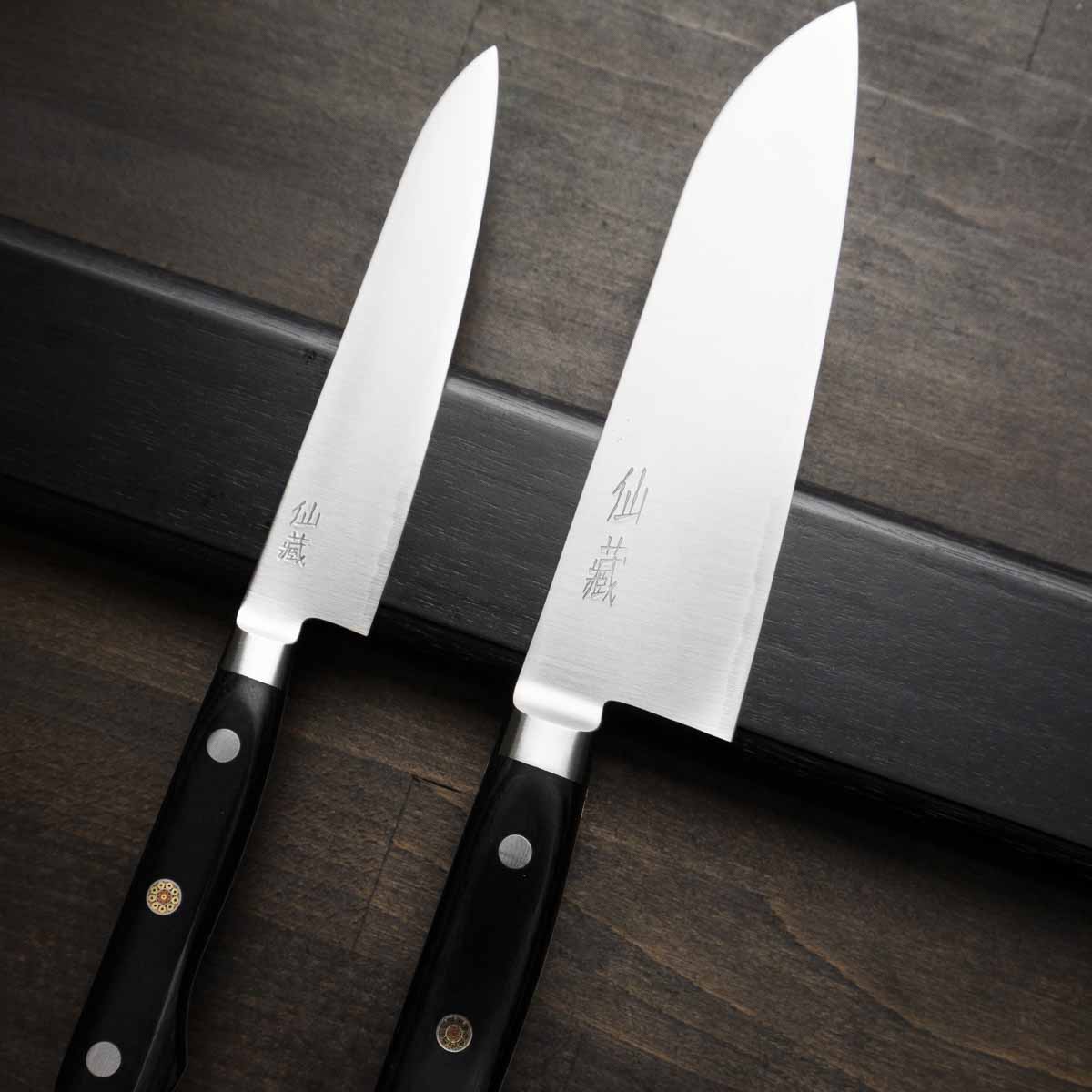 Senzo Professional SG2 - 2 Knife Set with Magnetic Strip