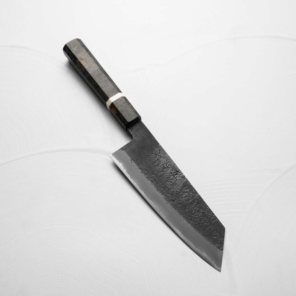 Mutsumi Hinoura Ajikataya White 2 SS Clad Bunka 165mm